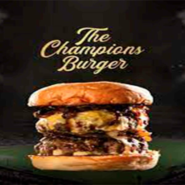 Descubre «The Champions Burger»: La Hamburguesa Definitiva